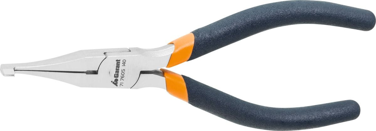 Adjusting pliers form E 90° angled, wide flat-nosed 140 mm