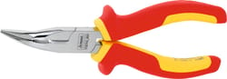 Snipe nose pliers, angled VDE insulated 160 mm