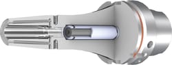 Shrink-fit chuck vibration-damped, with cooling channel bores 10 mm