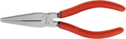 Long flat nosed pliers, bright finished 160 mm