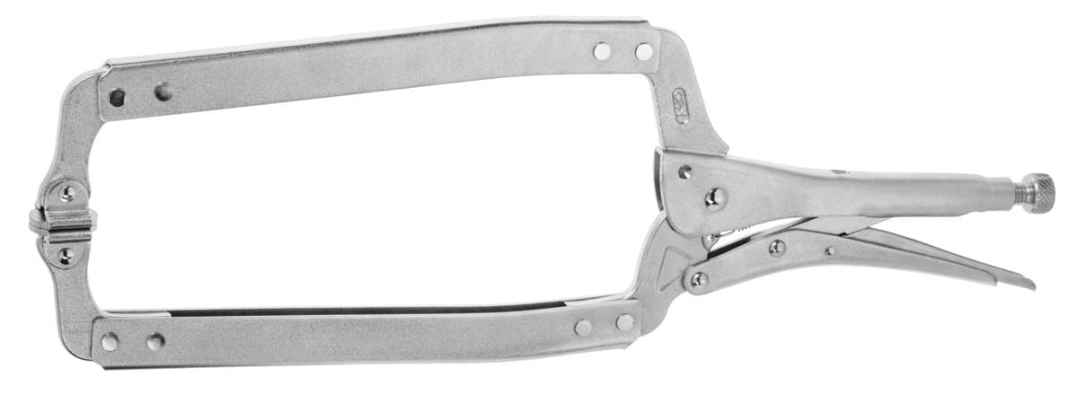 Locking C clamp with movable jaws 455 mm