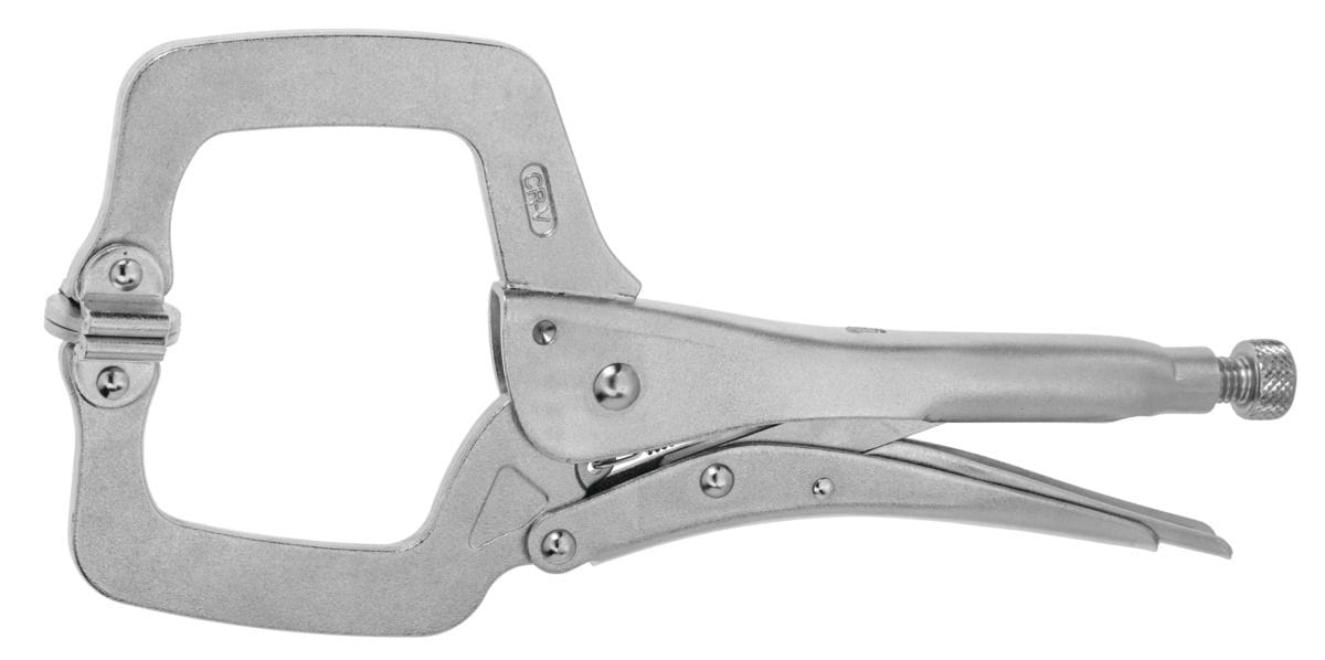 Locking C clamp with movable jaws 275 mm