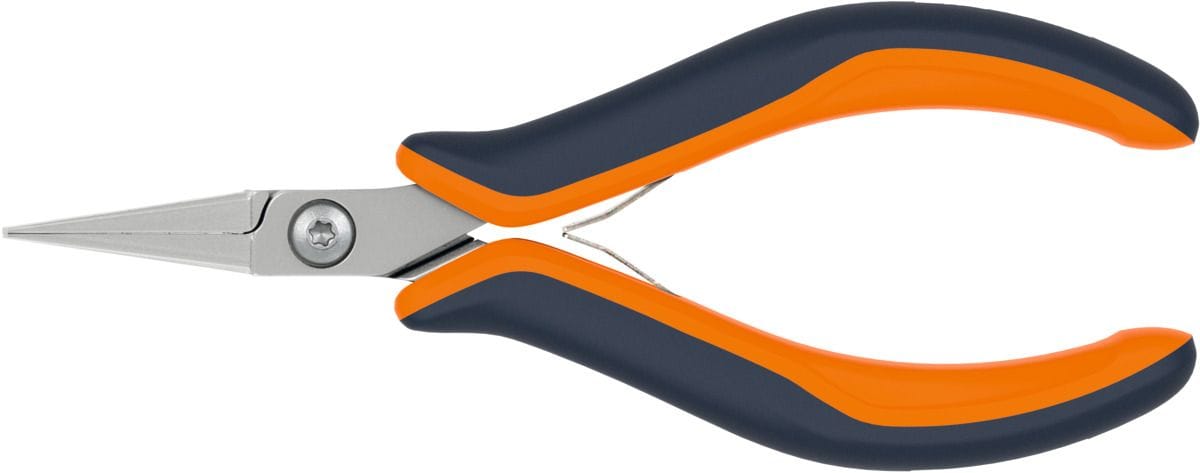 Electronics flat-nosed pliers 140 mm