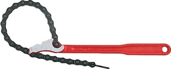 Light chain pipe wrench 3/8-4 in