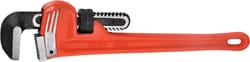 Pipe wrench for one-handed operation,with cast iron handle 1.1/2 in