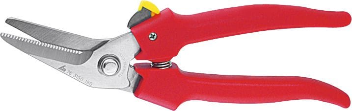 Multi-purpose shears angled 190 mm