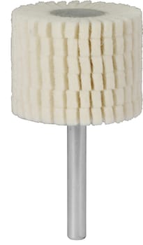 Felt fan-form polishing brush Shank ⌀ 6 mm ZY3020