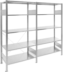 Storage shelf, basic rack 3000/750 mm