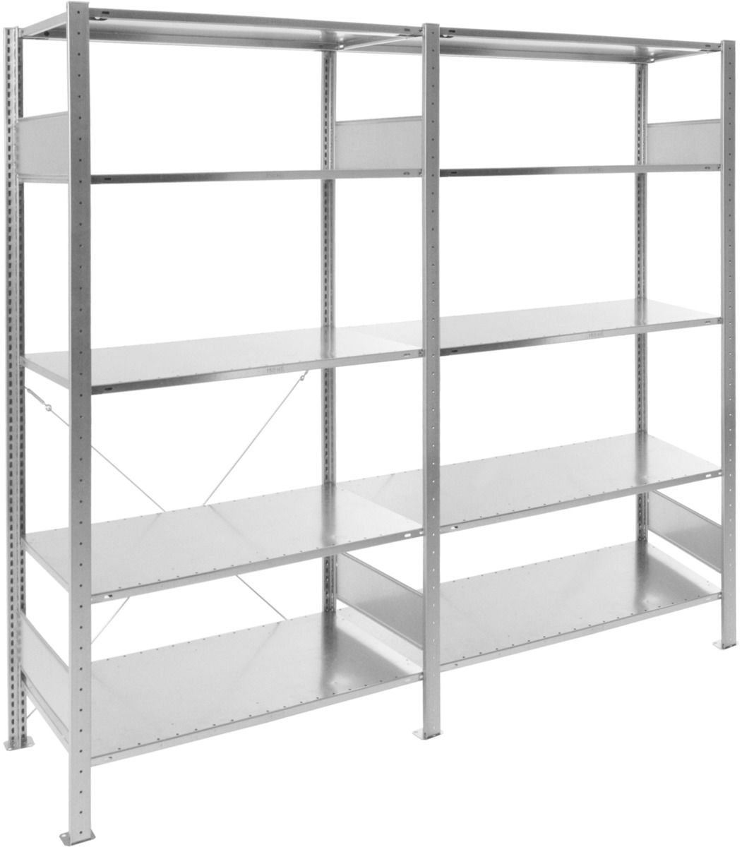 Storage shelf, basic rack 3000/750 mm