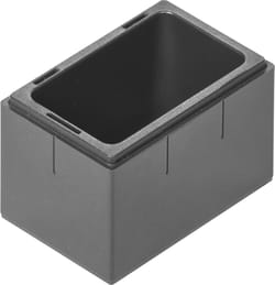 easyPick ESD small parts storage bin Height 50 mm 2X3/1