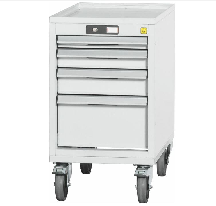 ESD casing 16G with drawers wheeled 500/4 mm